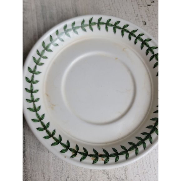 Portmeirion Botanic AS IS leaf rimmed 5" tea cup plate - Picture 2 of 5